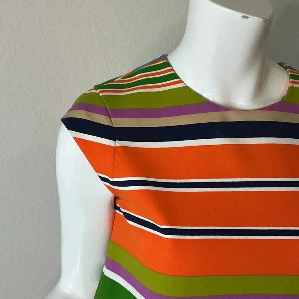 Kate Spade, New York women’s multicolored striped Nico shift dress. Size 2.